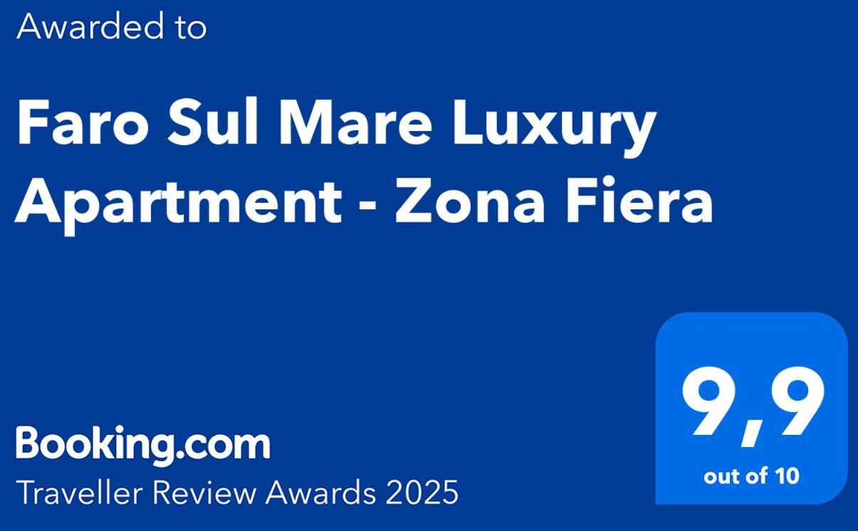 Faro Sul Mare Luxury Apartment - Zona Fiera Bari Kültér fotó
